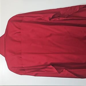 Maroon dress shirt for men's XL regular fit size 17 1/2  36-37. Navy blue slacks